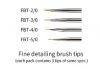 DSPIAE PT-FB Phoenix Plume Interchangeable Fine Detailing Brush Handle / Phoenix Plume Wymienny uchwyt pędzla do precyzyjnych detali